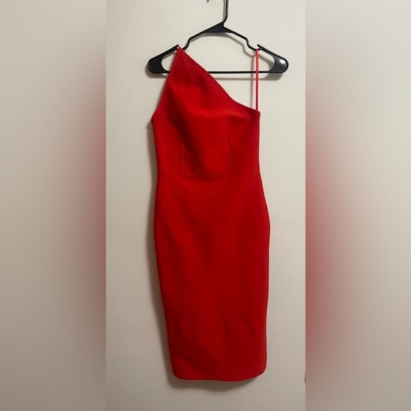 Few Moda Dresses & Skirts - Few Moda - One Shoulder Backless Zipper Body Con Dress